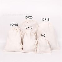 Simple Style Solid Color Cotton Jewelry Packaging Bags main image 5