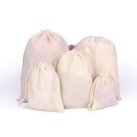 Simple Style Solid Color Cotton Jewelry Packaging Bags sku image 2