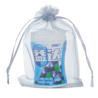 Simple Style Solid Color Organza Drawstring Jewelry Packaging Bags sku image 6