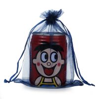 Simple Style Solid Color Organza Drawstring Jewelry Packaging Bags sku image 16