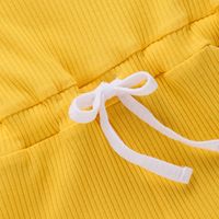 Summer Solid Color Suspender Jumpsuit Fashion Casual Simple Children's Clothing main image 6