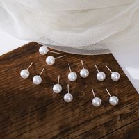 Fashion Pearl Stud Earrings Jewelry Wholesale main image 6