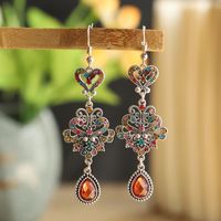 Retro Multi-layer Diamond Earrings Fashion Alloy Long Tassel Earrings main image 1