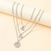 New Mother's Day Card Necklace 3-piece Set Stainless Steel Clavicle Necklace main image 4