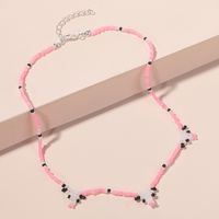Bohemian Simple Hand-woven Beads Cow Necklace Female main image 3