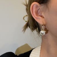 Mode Opal Ohrringe Einfache Ohrringe Geldbeutel Form Legierung Ohrringe main image 1
