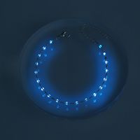Classic Simple Bracelet Chain Sky Blue Luminous Glowing Bracelet Jewelry main image 8