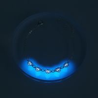 Fashion Bracelet Heart Element Sky Blue Luminous Copper Bracelet Jewelry main image 9