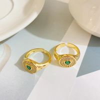 Neuer Offener Ring Aus 18-karätigem Gold Mit Verkupfertem Diamant Und Zirkon In Herzform main image 5