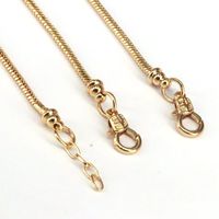 Copper Plated Chain Snake Bone Chain Gold Plated Chain Lobster Clasp Bracelet main image 6