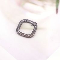 Fashion Connection Buckle Copper Gold-plated Micro-inlaid Zircon Jewelry Accessories main image 6