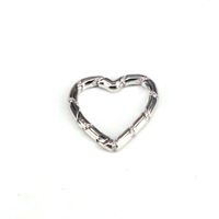 Creative Jewelry Buckle Copper Gold-plated Heart-shaped Bamboo Spring Buckle main image 5