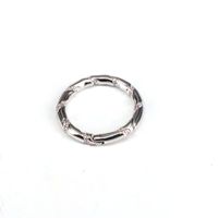 New Style Ring Bamboo Opening Keychain Spring Buckle Jewelry Accessories main image 5