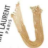 Fashion Gold Plated Lobster Clasp Bracelet Plus Tail Chain Jewelry Accessories main image 3