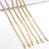 Fashion Gold Plated Lobster Clasp Bracelet Plus Tail Chain Jewelry Accessories main image 5