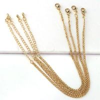 Fashion Gold Plated Lobster Clasp Bracelet Plus Tail Chain Jewelry Accessories main image 6