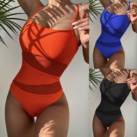Women's Solid Color One Piece main image 1