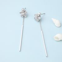 Simple Classic Temperament Slim Earrings sku image 1