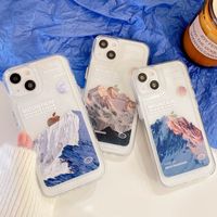 Simple And Suitable For Iphone13 Pro Max Space Shell Snow Mountain Mobile Phone Shell main image 2