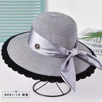 Nuevo Sombrero De Moda De Protección Solar Para Lavabo Al Aire Libre De Hilo De Algodón Tejido De Verano Para Mujer main image 3