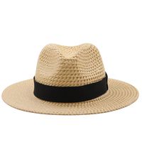Sombrilla De Verano Para Hombres Y Mujeres De Paja, Sombrero Para El Sol De Ala Grande Para La Playa main image 3