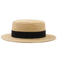 Sombrilla De Verano Para Hombres Y Mujeres De Paja, Sombrero Para El Sol De Ala Grande Para La Playa main image 6