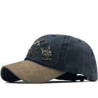 Fashion Letter Embroidered Women's Men's Outdoor Peaked Cap main image 3