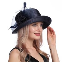 Été Mode Maille Fleur Grand Bord Parasol Dames Chapeau De Plage main image 3