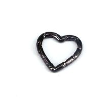 Creative Jewelry Buckle Copper Gold-plated Heart-shaped Bamboo Spring Buckle sku image 4