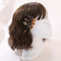 3 Piece Creative Irregular Marble Pattern Simple Hair Clip Set main image 5