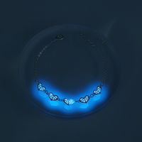 Simple Design Hand Jewelry Love Element Sky Blue Luminous Glowing Bracelet Jewelry main image 9