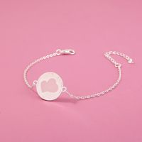 New Popular Jewelry Love Double Heart Element Sky Blue Luminous Luminous Bracelet Jewelry sku image 1