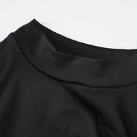 Nouvelle Robe Fendue Mince À Manches Longues Et Creuse À La Poitrine Pour Femmes main image 7