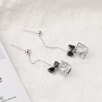 Personality Temperament Slim And Simple Long Earrings main image 5