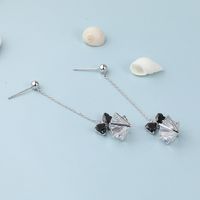 Tempérament De La Personnalité Boucles D&#39;oreilles Longues Minces Et Simples main image 6