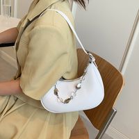 New Fashion One-shoulder Underarm Crescent Dumpling Messenger Bag 24*18*9cm main image 5