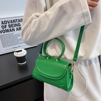 Women's New Handbag Solid Color Geometric One-shoulder Messenger Bag 20*12.5*7cm main image 3