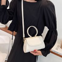 Women's New Handbag Solid Color Geometric One-shoulder Messenger Bag 20*12.5*7cm main image 5