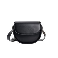 Spring And Summer Women's New Solid Color Messenger Saddle Bag 18*15*6cm main image 6