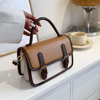 New Cambridge Bag Fashion Contrast Color Small Square Bag 21*14*10cm main image 4