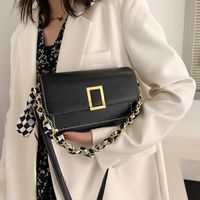 Women's New Trendy Braided Chain One-shoulder Messenger Bag 13*21*8cm main image 5