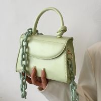New Acrylic Chain Bag Western Style Portable Messenger Bag 19*13*8cm main image 1