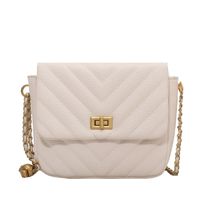 Spring And Summer Small Bag New Rhombus Embossed Chain Bag 22*17*7.5cm main image 6
