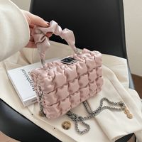 Spring Simple Women's New Fashion Hand-held Chain One-shoulder Messenger Bag 20.5*13*6.5cm main image 4