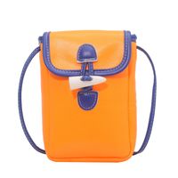 Nueva Mini Bolsa De Mensajero De Color De Contraste Bolsa De Teléfono Móvil 14 * 18.5 * 5 Cm sku image 3