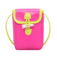 Nueva Mini Bolsa De Mensajero De Color De Contraste Bolsa De Teléfono Móvil 14 * 18.5 * 5 Cm sku image 4