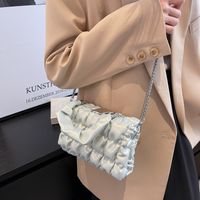 Spring Simple Women's New Fashion Hand-held Chain One-shoulder Messenger Bag 20.5*13*6.5cm sku image 5