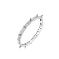 Fashion Pointed Thorn Bracelet Full Of Diamonds Zircon Copper Bracelet main image 3
