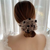Fashion Rubber Band Korean Heart Hair Scrunchies Leather Case Head Rope main image 3