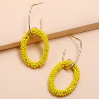 Fashion Simple New Accessories Retro Hollow Alloy Earrings Hoop main image 1